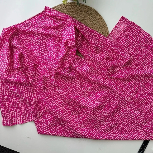 MOTT50‎ Fuchsia Basketweave Charlotte Dress Size Small - Picture 6 of 13